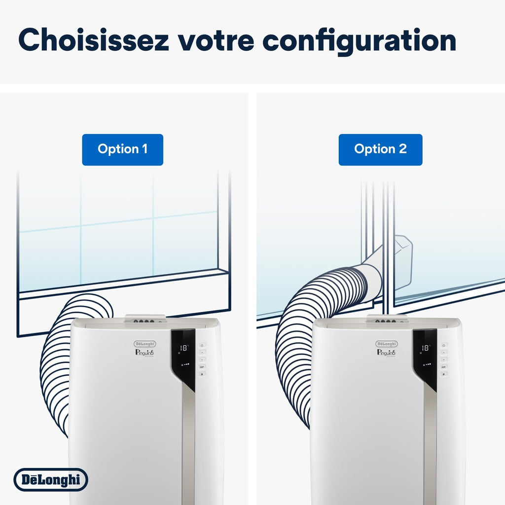 Climatiseur Mobile De'Longhi Pinguino PAC EX93 - 8900 BTU, Classe A+
