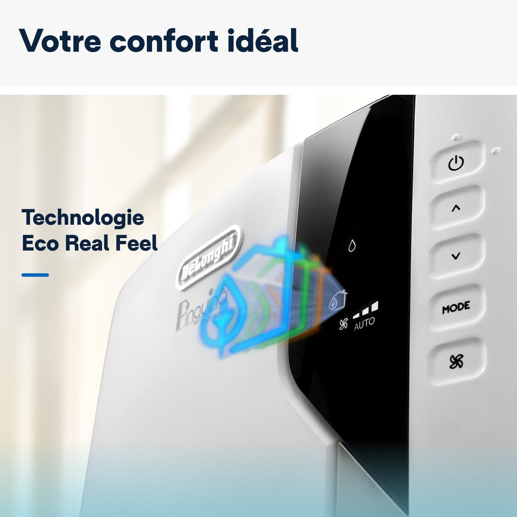Climatiseur Mobile De'Longhi Pinguino PAC EX93 - 8900 BTU, Classe A+