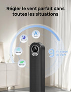 Ventilateur Colonne Connecté DREO - Wi-Fi & Alexa, 106 cm