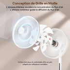 LeaderPro Ventilateur sur Pied DC