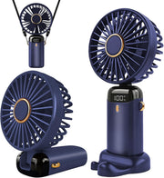 Ventilateur de Bureau Portable Rechargeable USB - 5 Vitesses