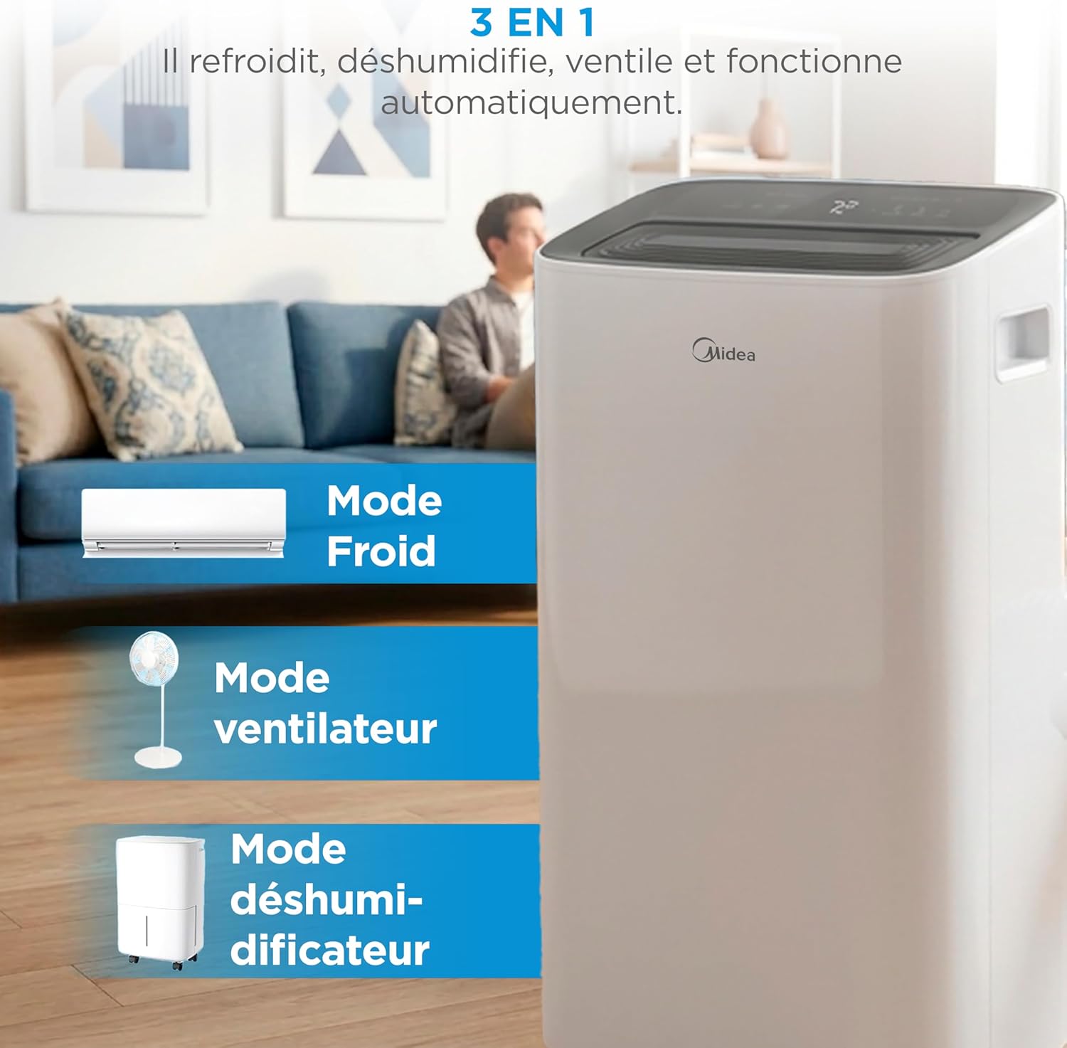 Midea 12000 BTU 4-en-1