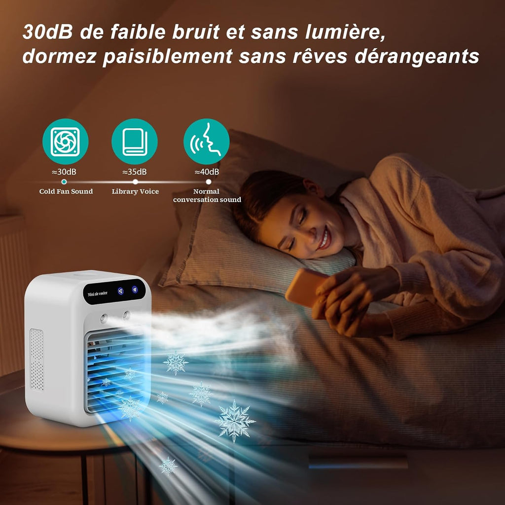 Mini Rafraîchisseur d'Air Portable 4-en-1