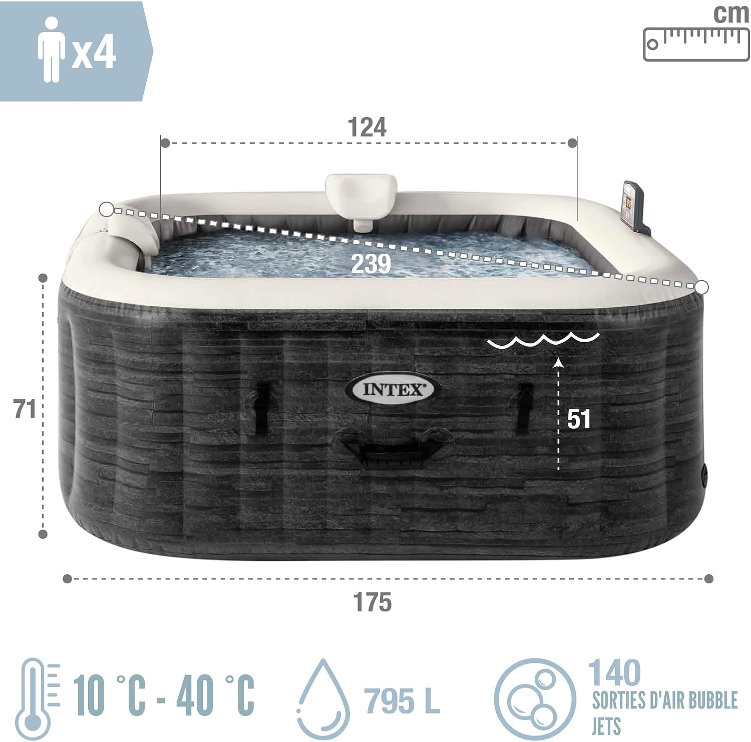Intex Greystone Deluxe