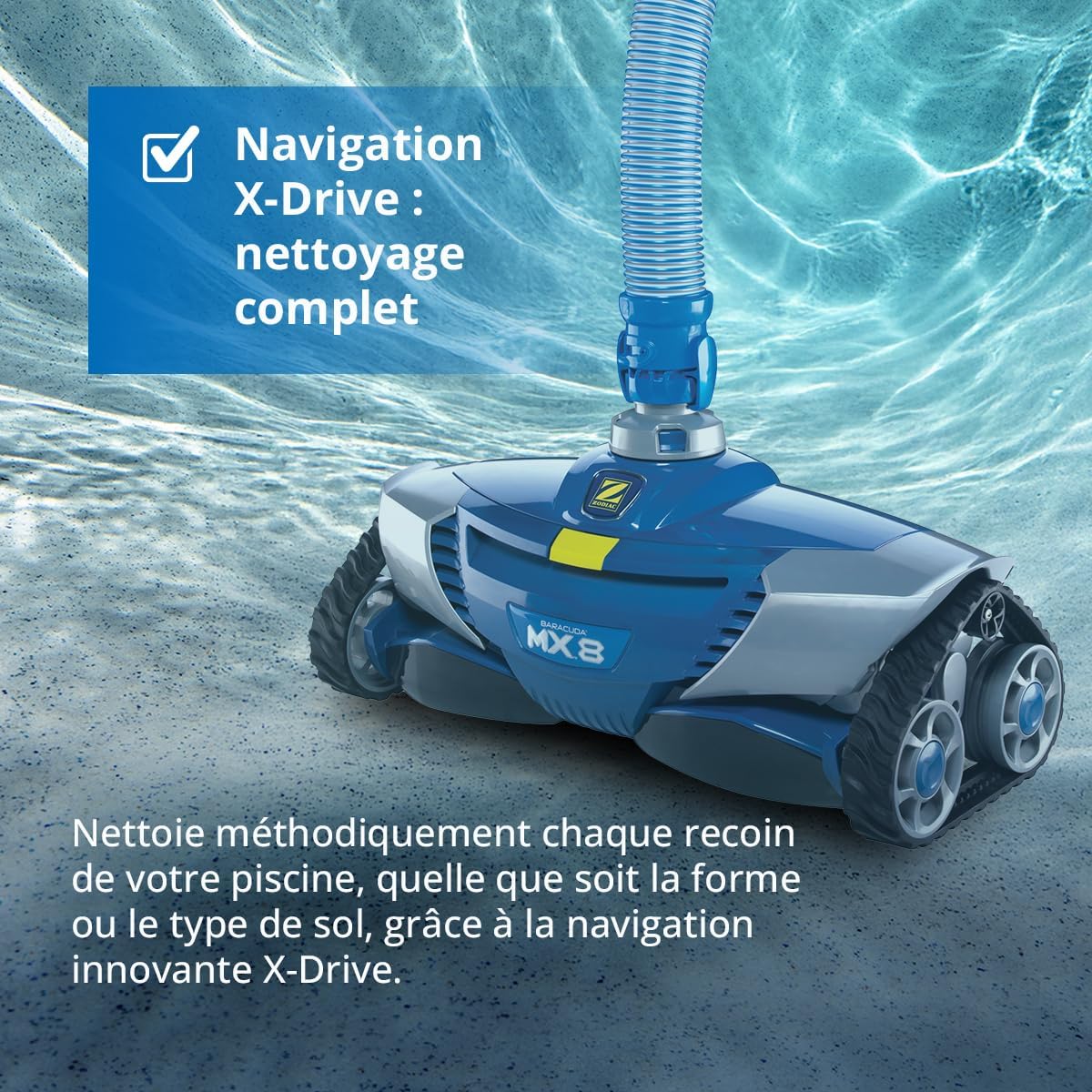 Zodiac MX8 Robot de Piscine hydraulique