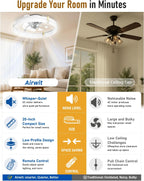 Airwit Ventilateur de Plafond 48 cm