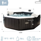 Intex PureSpa Carbone FiberTech 6 places