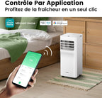 Climatiseur Mobile COMFEE' Breezy Cool 2.0 - 7000 BTU, App & Alexa