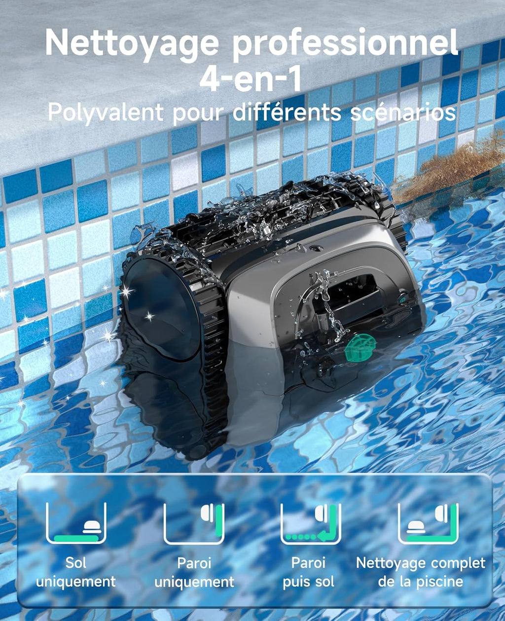 WYBOT C1 Robot de Piscine sans fil