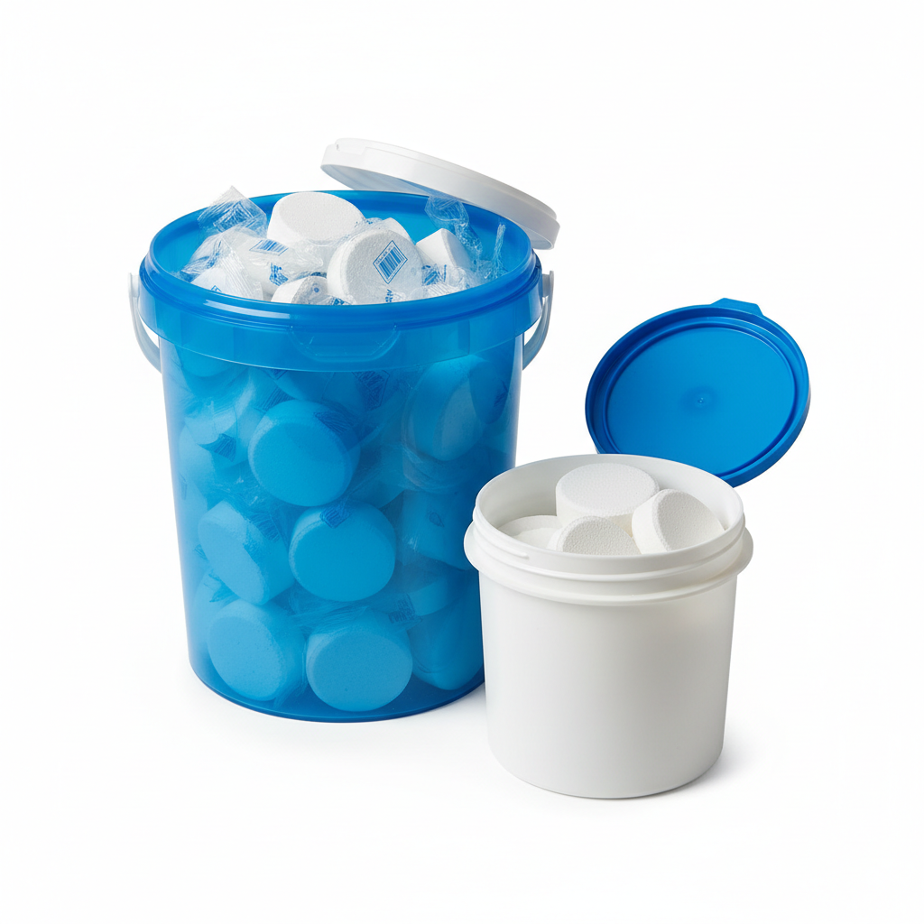 Galets de chlore lente 200 g (5 unités)