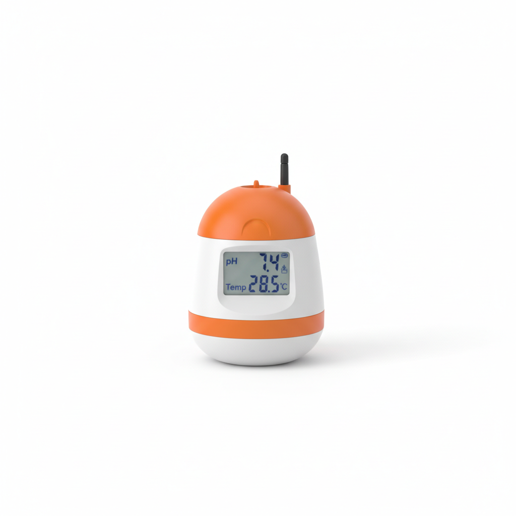 Moniteur de piscine connecté Wi-Fi (pH & température)