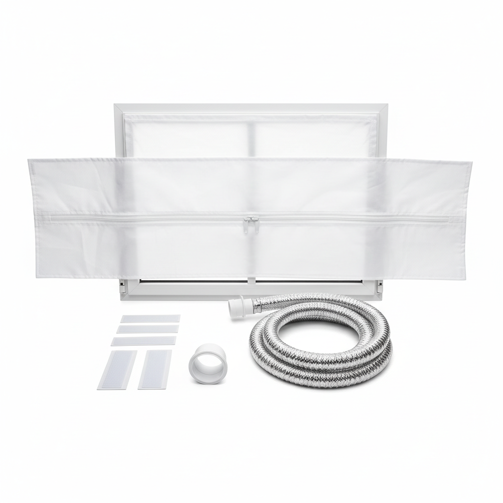 Kit calfeutrage fenêtre pour climatiseur mobile