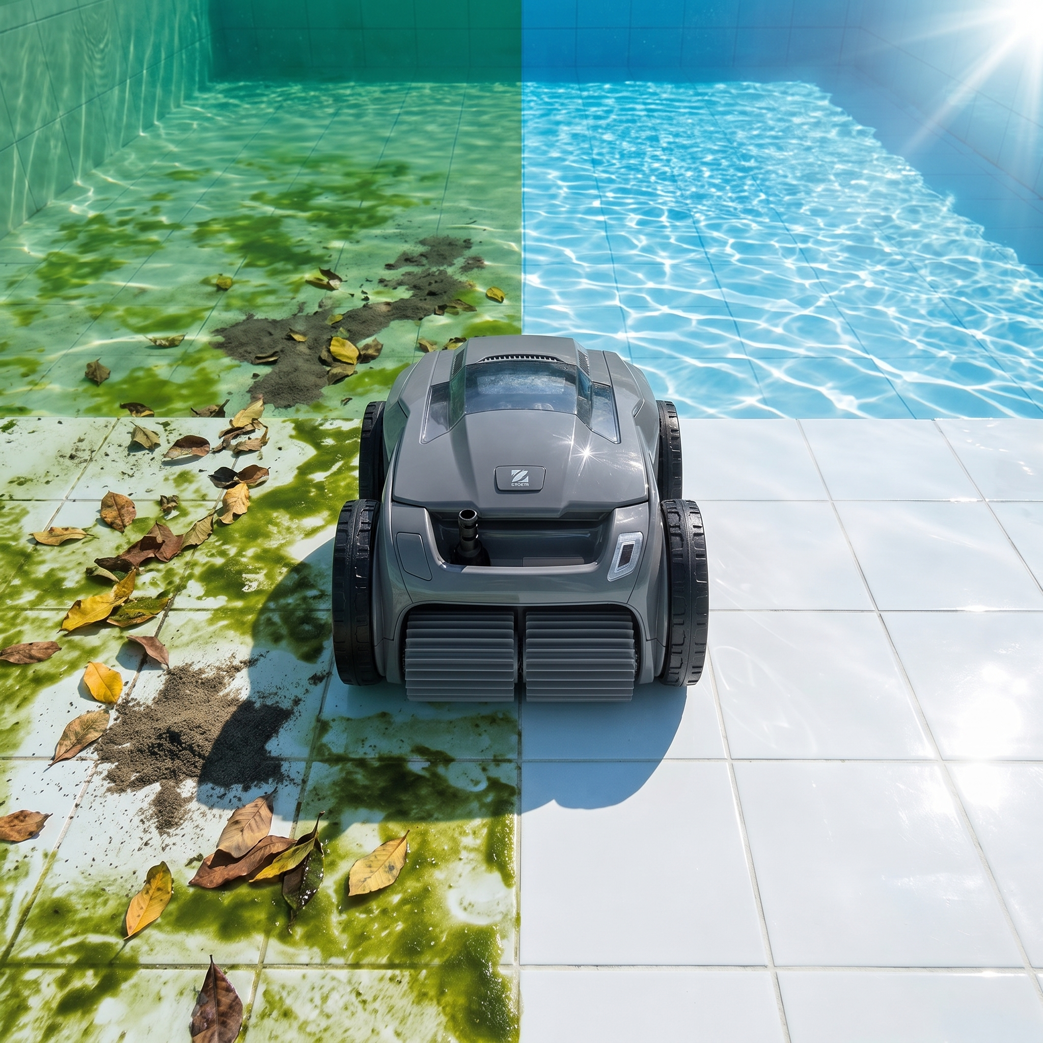 ECOKIT before — Robot piscine Zodiac Vortex OA 6600 iQ avant / apres nettoyage
