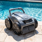 ECOKIT scale — Robot piscine Zodiac Vortex OA 6600 iQ au bord de la piscine