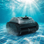 ECOKIT action — WYBOT C1 Robot de Piscine sans fil en action au fond du bassin