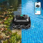 ECOKIT before — WYBOT C1 Robot de Piscine sans fil avant / apres nettoyage