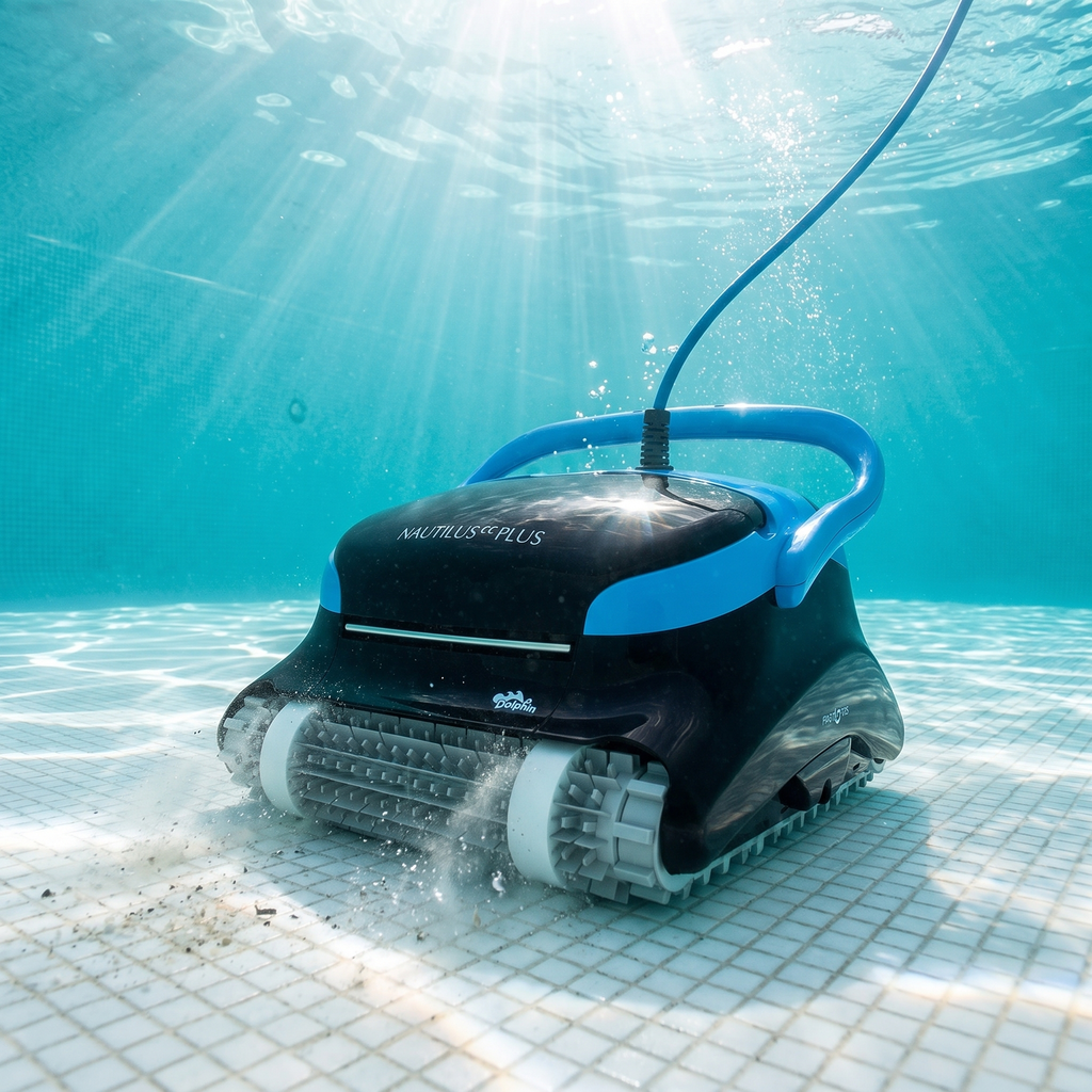 ECOKIT action — Dolphin Nautilus CC Plus Robot de Piscine en action au fond du bassin