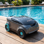 ECOKIT scale — AIPER Scuba E1 Robot de Piscine sans fil au bord de la piscine
