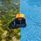 ECOKIT before — Dolphin E30 Robot de Piscine électrique avant / apres nettoyage