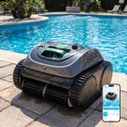 ECOKIT scale — WYBOT C1 Robot de Piscine sans fil au bord de la piscine