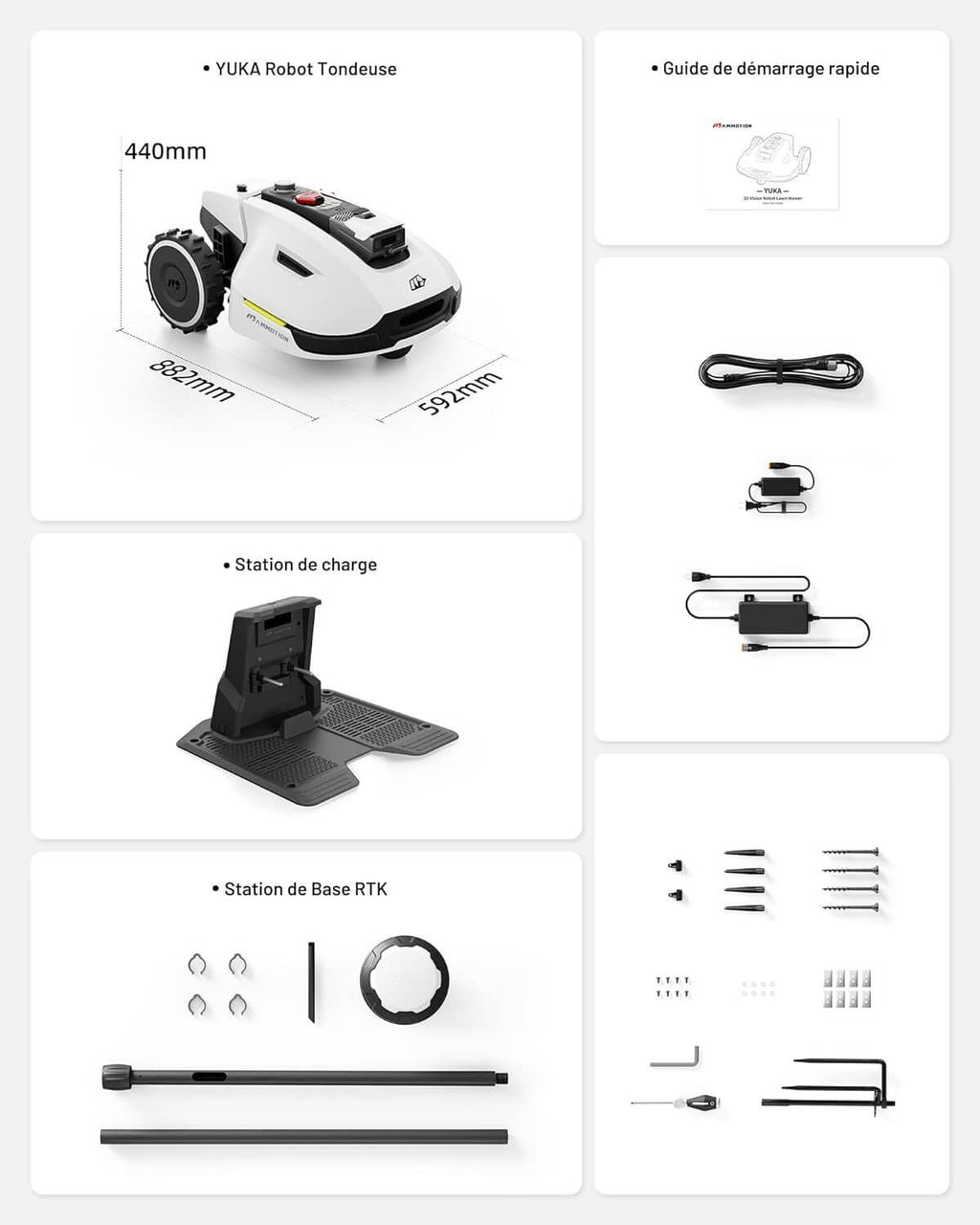 YUKA 1500 Robot Tondeuse
