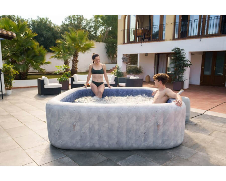 Spa Gonflable Carré Dream Spa San Francisco 5-7 places avec LED