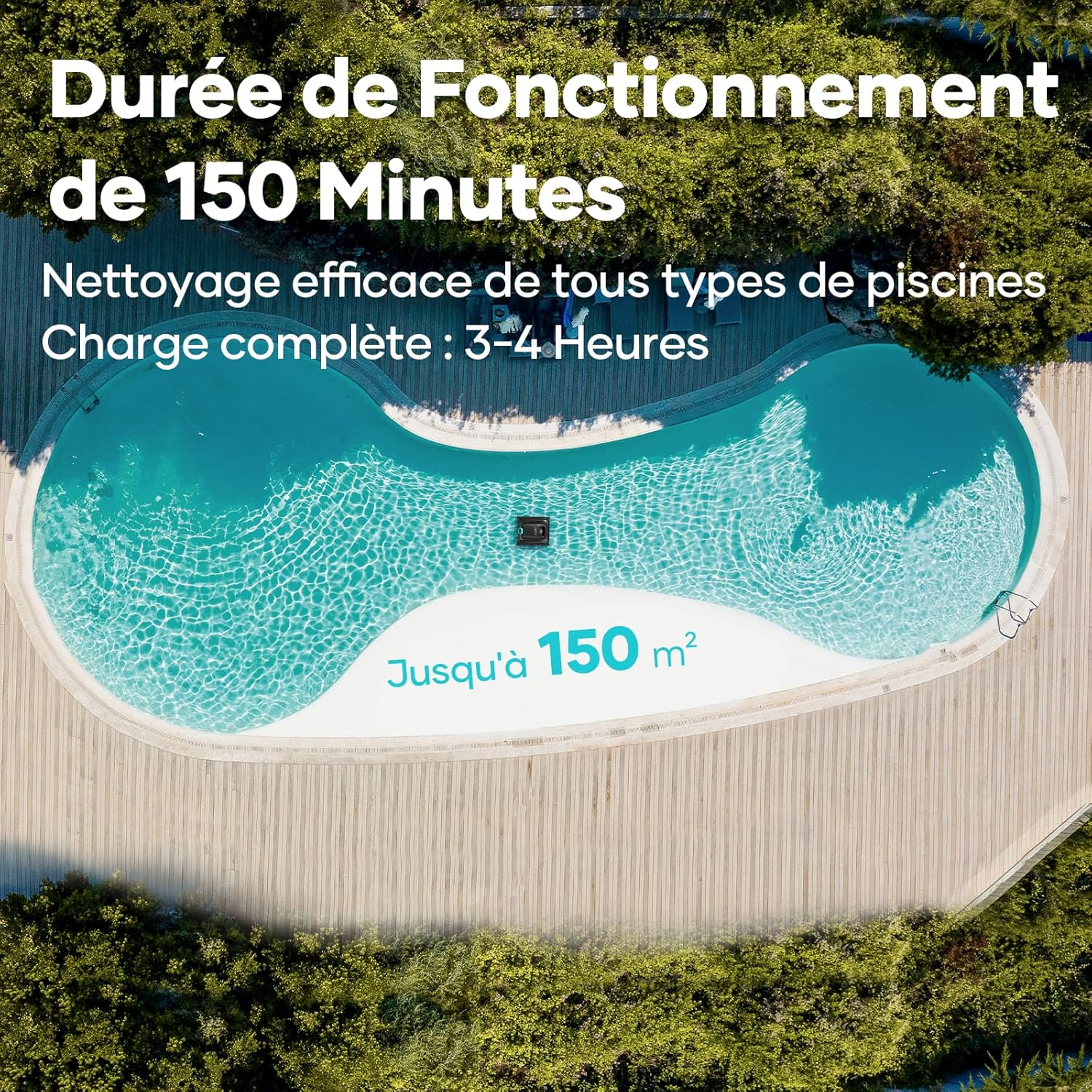Aiper Scuba S1 Robot Nettoyeur De Piscine Sans Fil