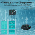 Robot piscine sans fil Wybot C2 Vision – Double filtration