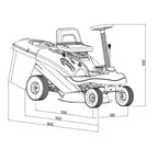 Tracteur tondeuse Home Deluxe Reaper