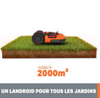 Robot tondeuse WORX Landroid WR155E – Jusqu’à 2000 m²
