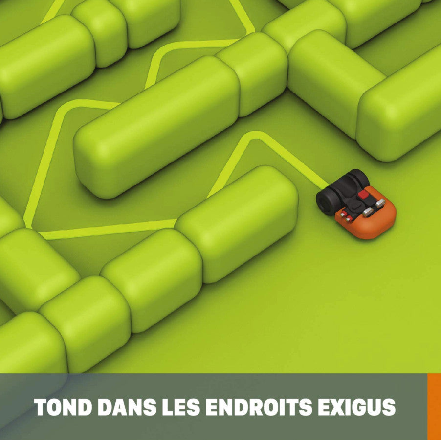 Robot tondeuse WORX Landroid WR155E – Jusqu’à 2000 m²