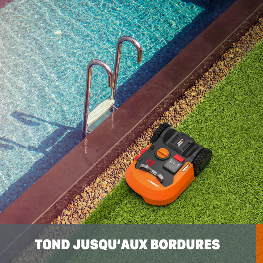 Robot tondeuse WORX Landroid WR155E – Jusqu’à 2000 m²